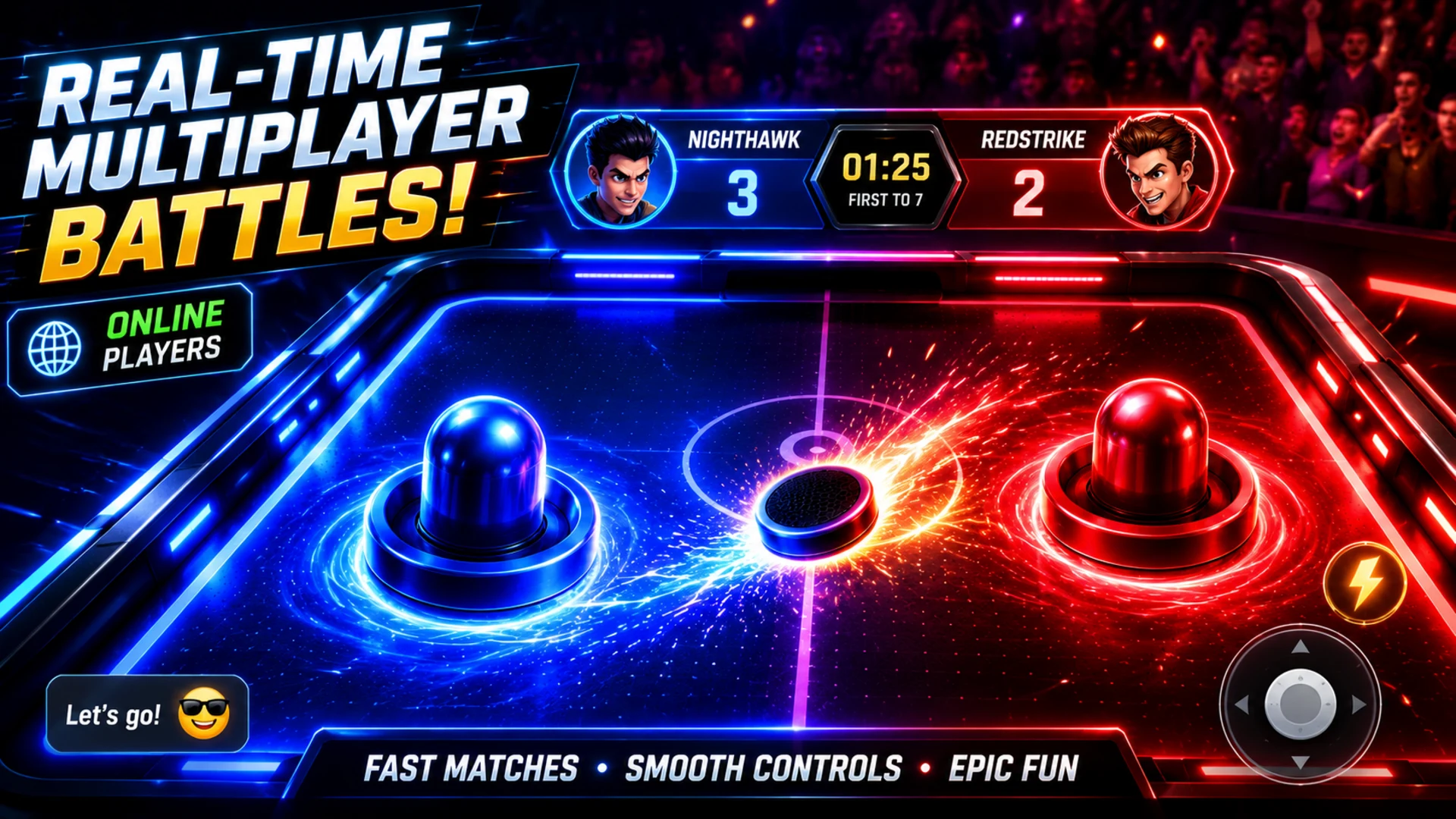 Air Hockey : Solo, Multiplayer screenshot